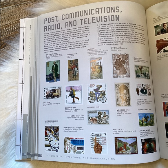 COFFEE TABLE BOOK THE WORLD IN STAMPS - Picture 9 of 16